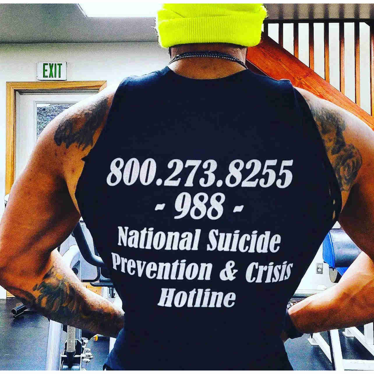 Salty Savage Unisex Mental Health Suicide Awareness Tee | National Suicide Prevention & Crisis Hotline