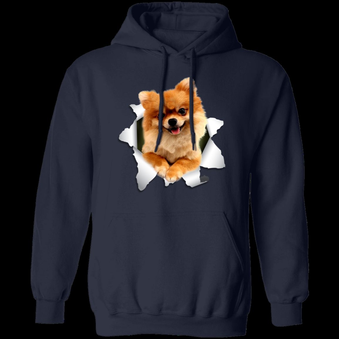 POMERANIAN 3D Pullover Hoodie - 8 oz Unisex Design