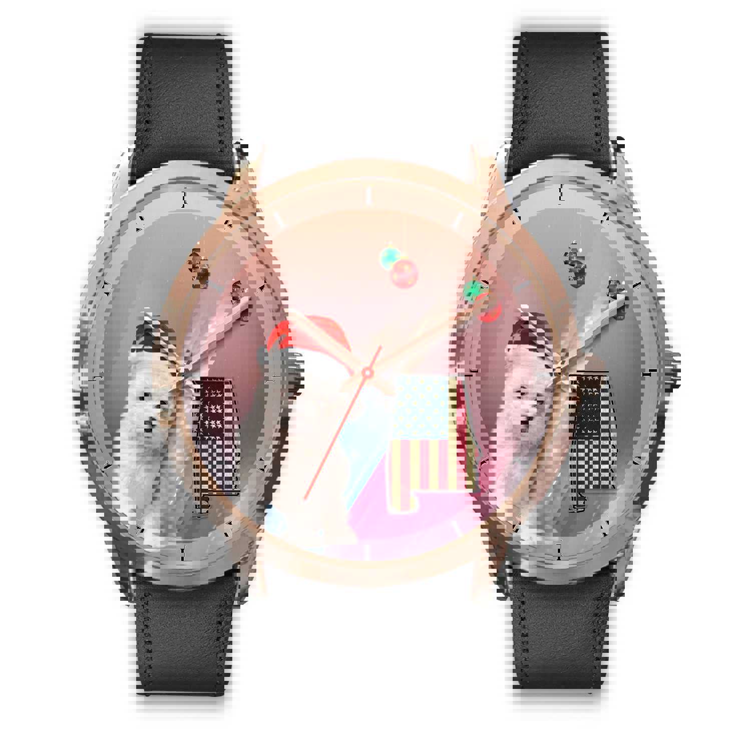 Cute Maltese Dog Alabama Christmas Special Wrist Watch
