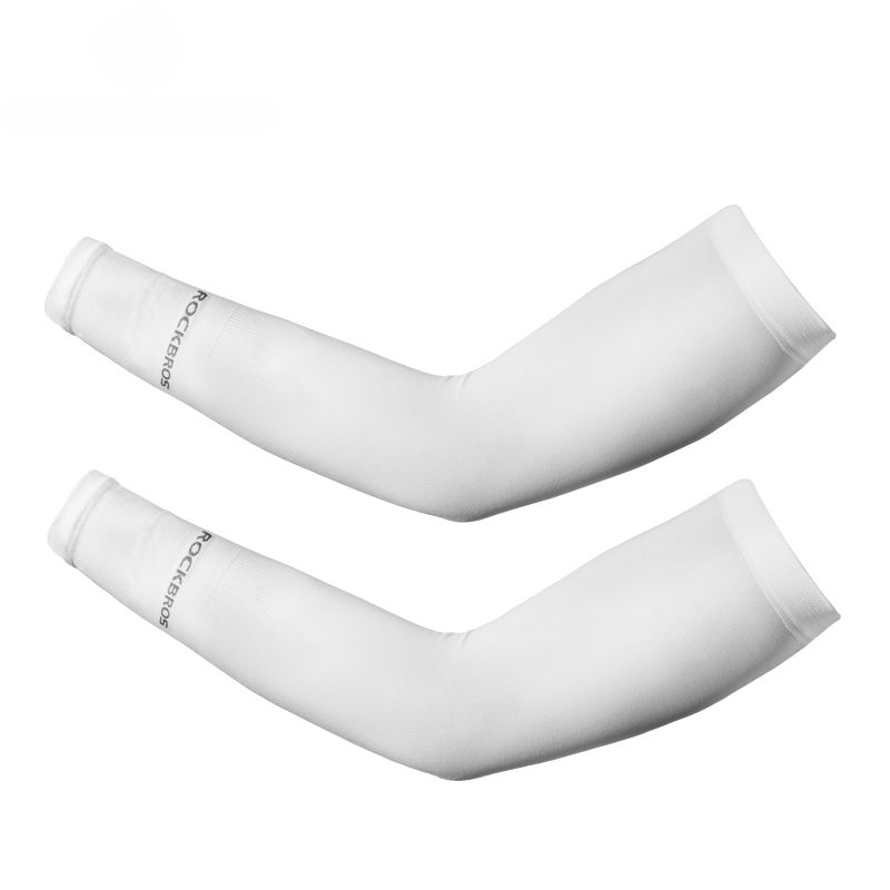 ROCKBROS Ice Silk Arm Sleeves for UV Protection in Cycling, Running, and Outdoor Sports