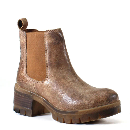 Pran Cer Leather Boot - Timeless Antique Leather Pull-On Style