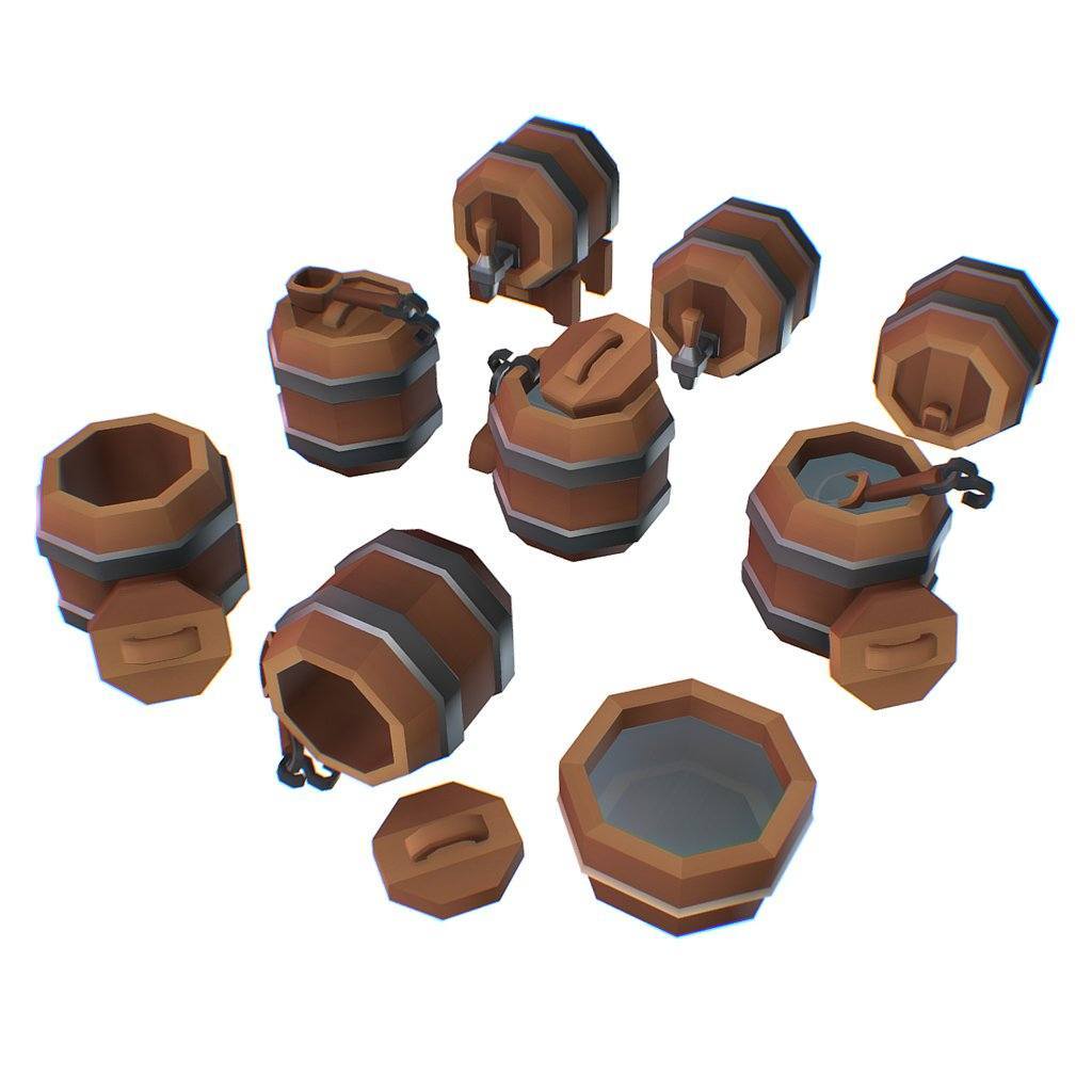 Low Poly Food Set - Proto Series