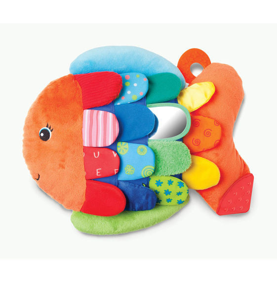Melissa & Doug Flip Fish Baby Toy - Interactive Soft Toy for Early Development