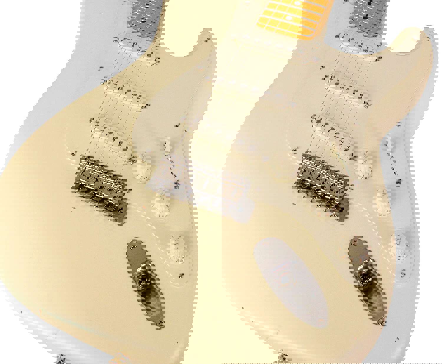 Nash S-57 Guitar, Olympic White, Light Aging