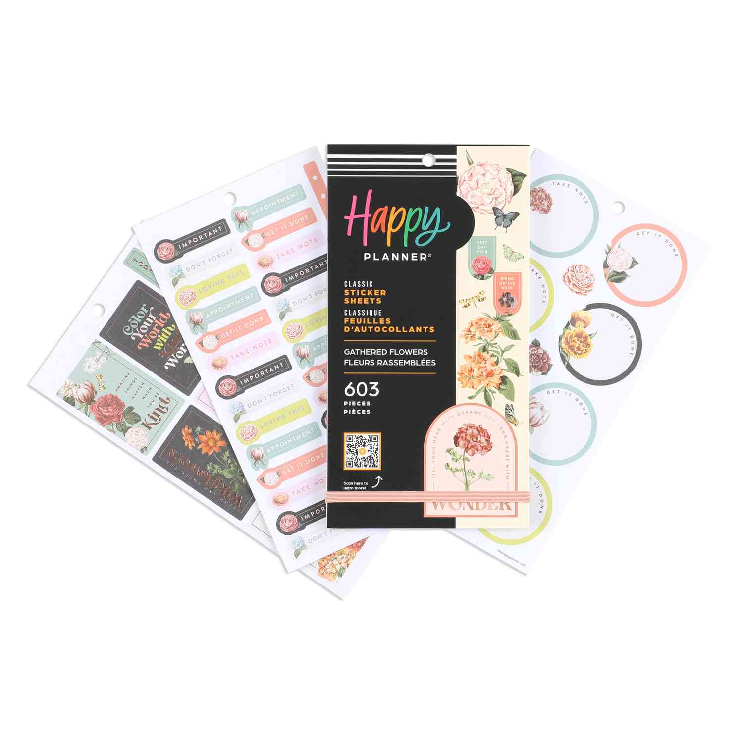 Gathered Flowers - Value Pack Stickers