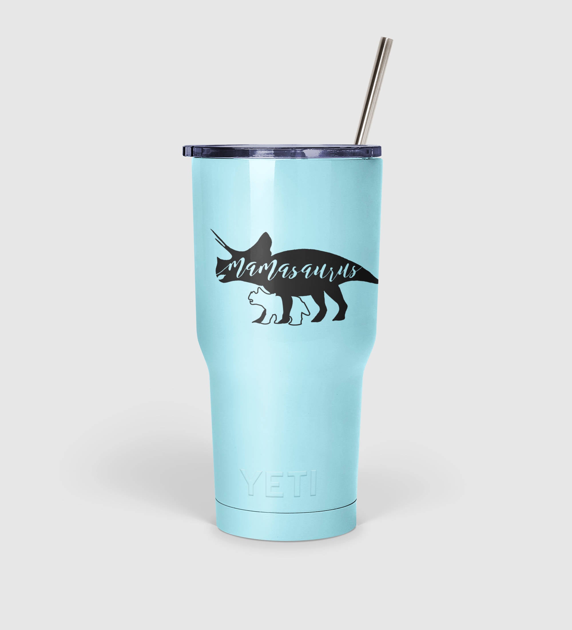 Mamasaurus Vinyl Decal Sticker - Dinosaur Themed Sticker for Personalization