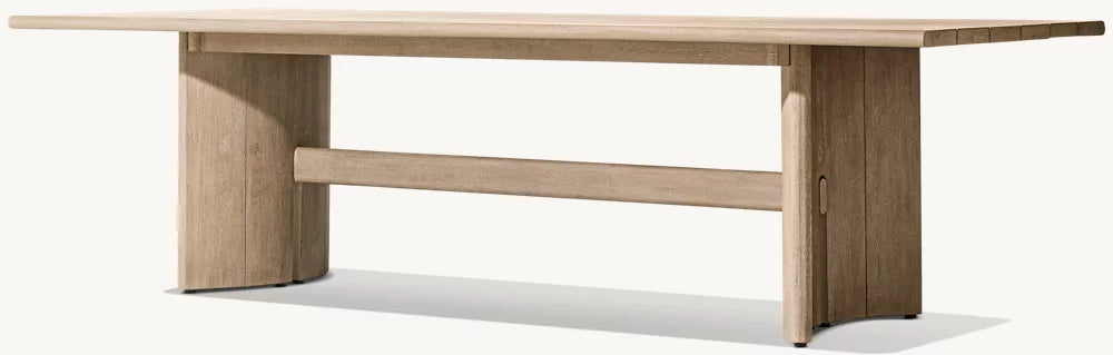 RH Trieste Rectangular Dining Table