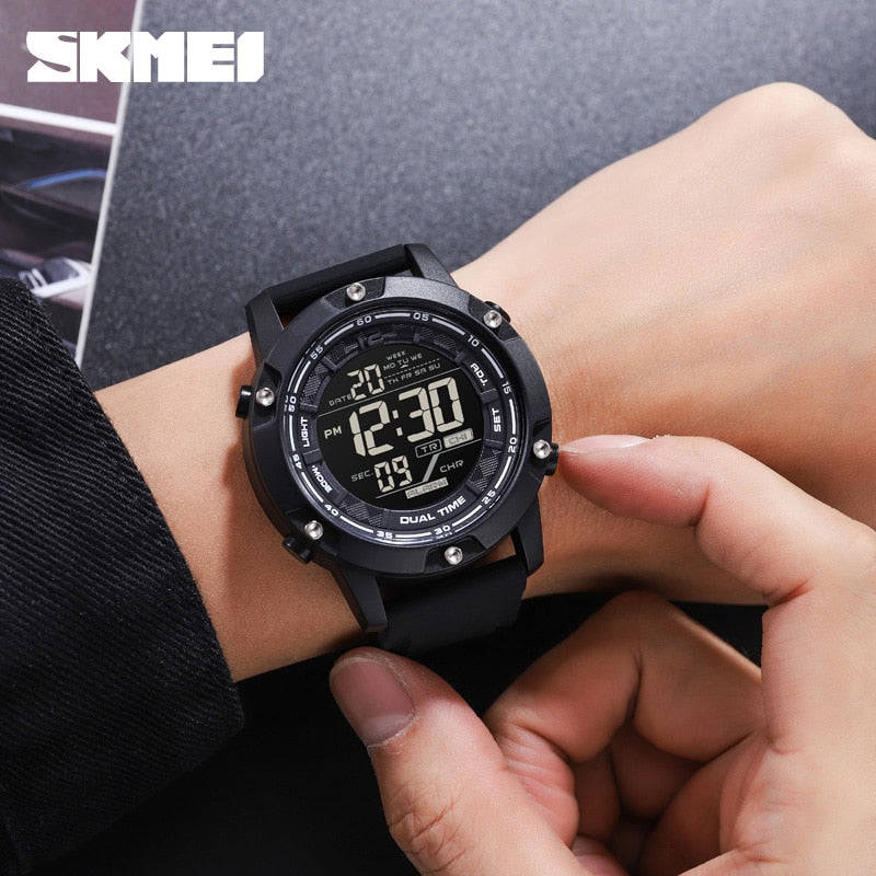 SKMEI Waterproof Digital LED Electronic Wristwatch