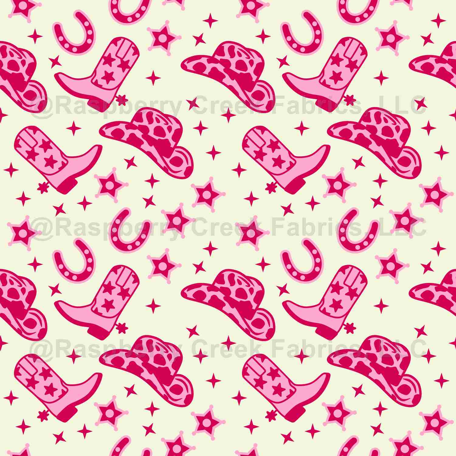 Pink Cowgirl Boots and Hats