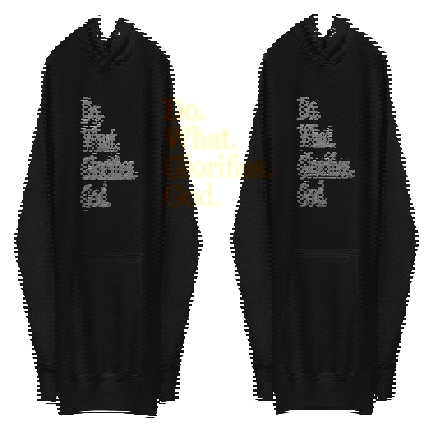 Do.What.Glorifies.God Hoodie - Faith-Inspired Comfort & Style