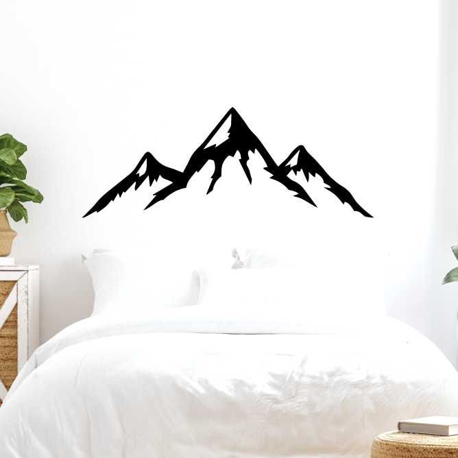 Wedding Gift for Couples - Mountain Wall Decor