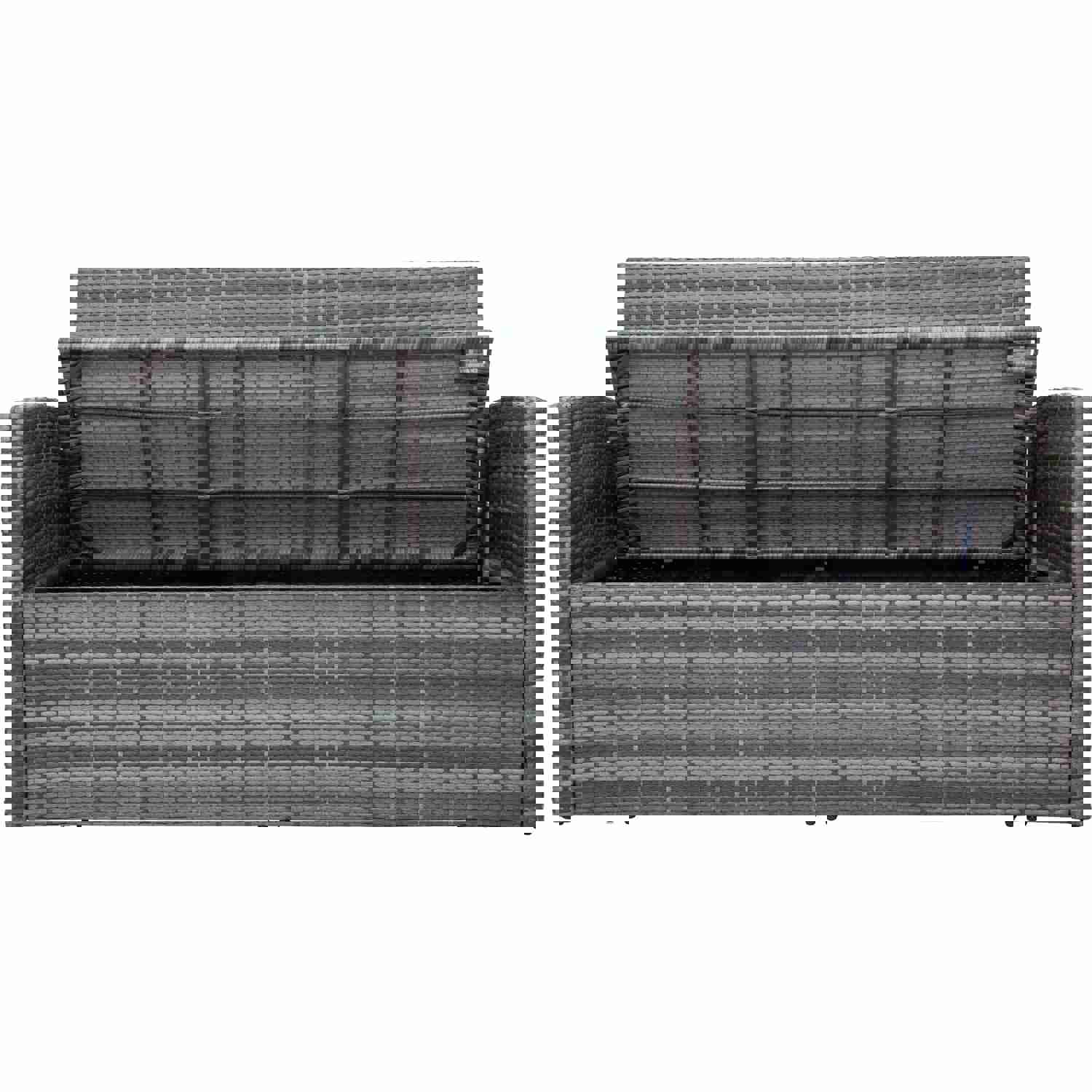 TOPMAX 5-piece Outdoor UV-Resistant Patio Sofa Set with Storage Bench