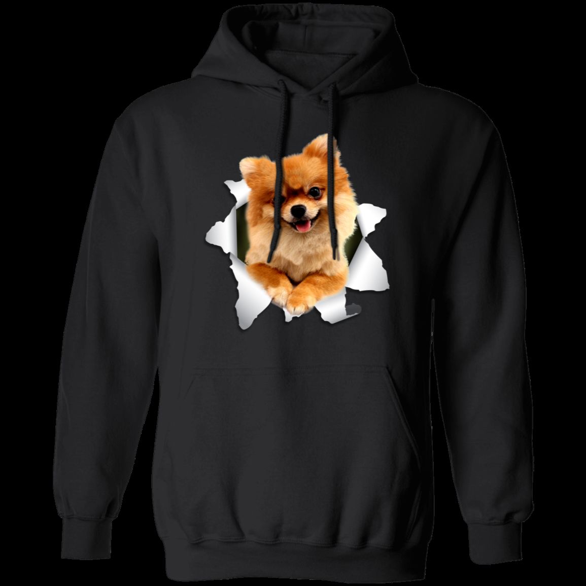 POMERANIAN 3D Pullover Hoodie - 8 oz Unisex Design