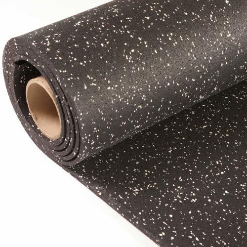 Amorim Rubber Sports Flooring - Gray Fleck Roll for High-Traffic Areas