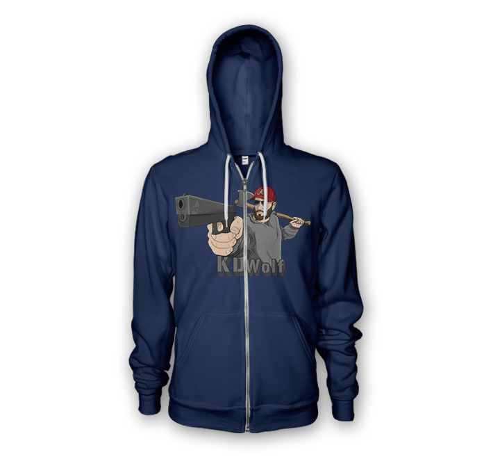 Glock Hoodie by KDWolf Official Clothing