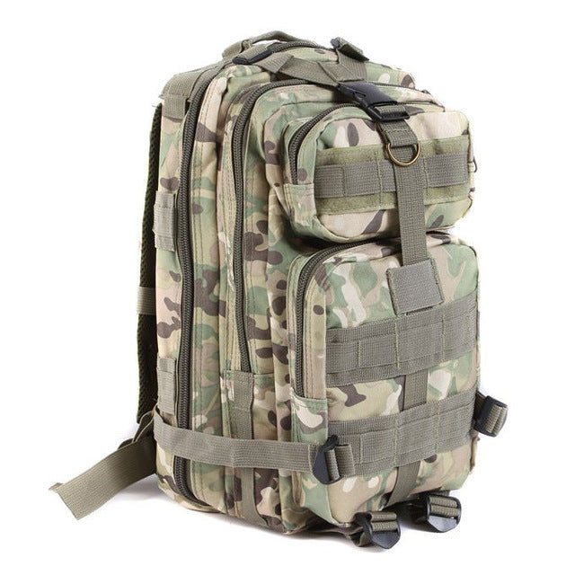 Large Capacity 30L Hiking Camping Bag Army Military Tactical Trekking Rucksack Backpack Camo Storage Bag
