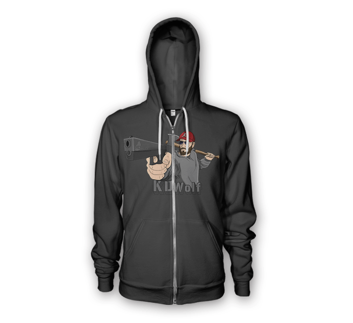 Glock Hoodie by KDWolf Official Clothing