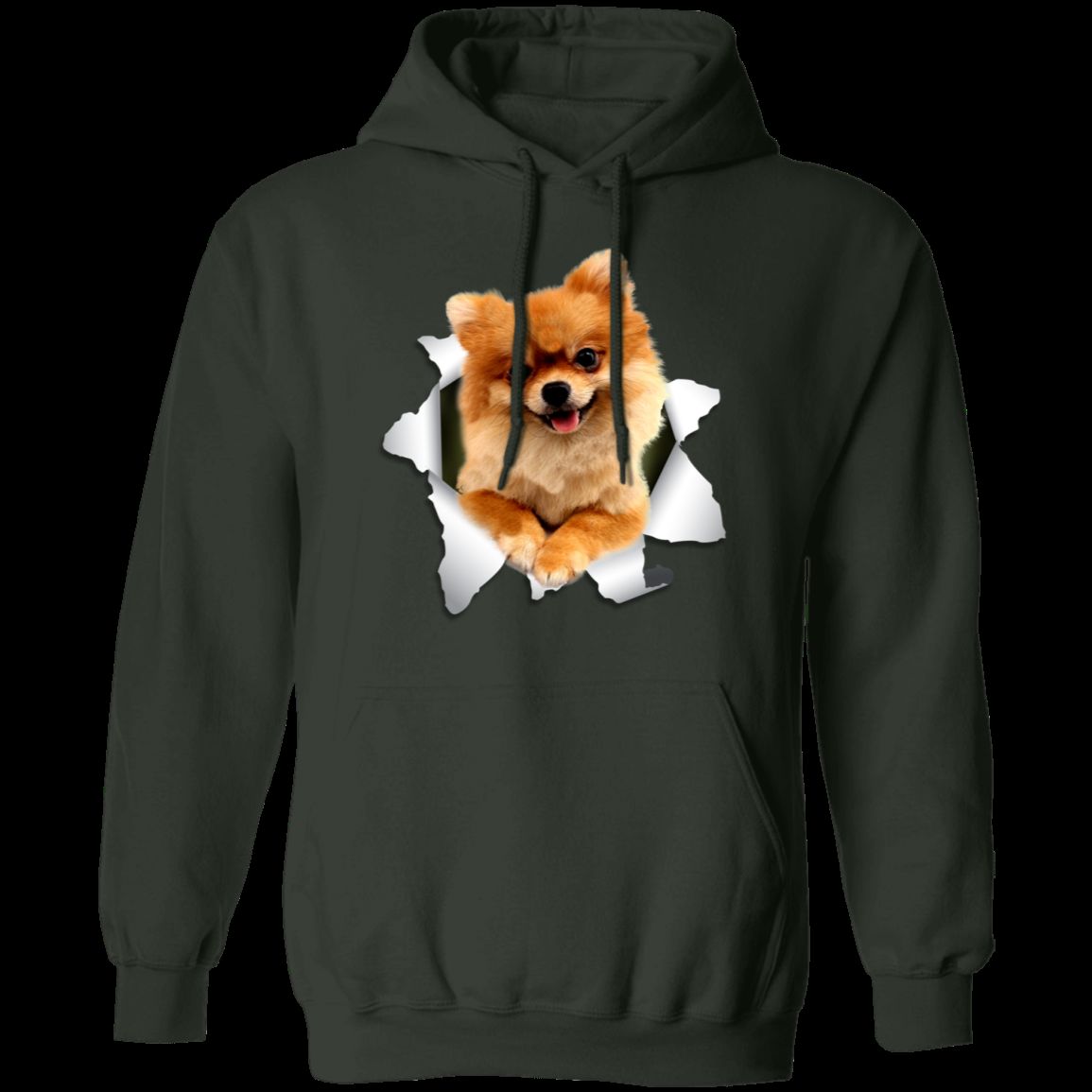 POMERANIAN 3D Pullover Hoodie - 8 oz Unisex Design