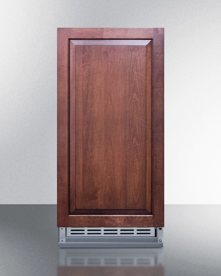 Summit 15 Ice Maker with 12 Lbs. Ice Storage Capacity - Custom Panel Ready