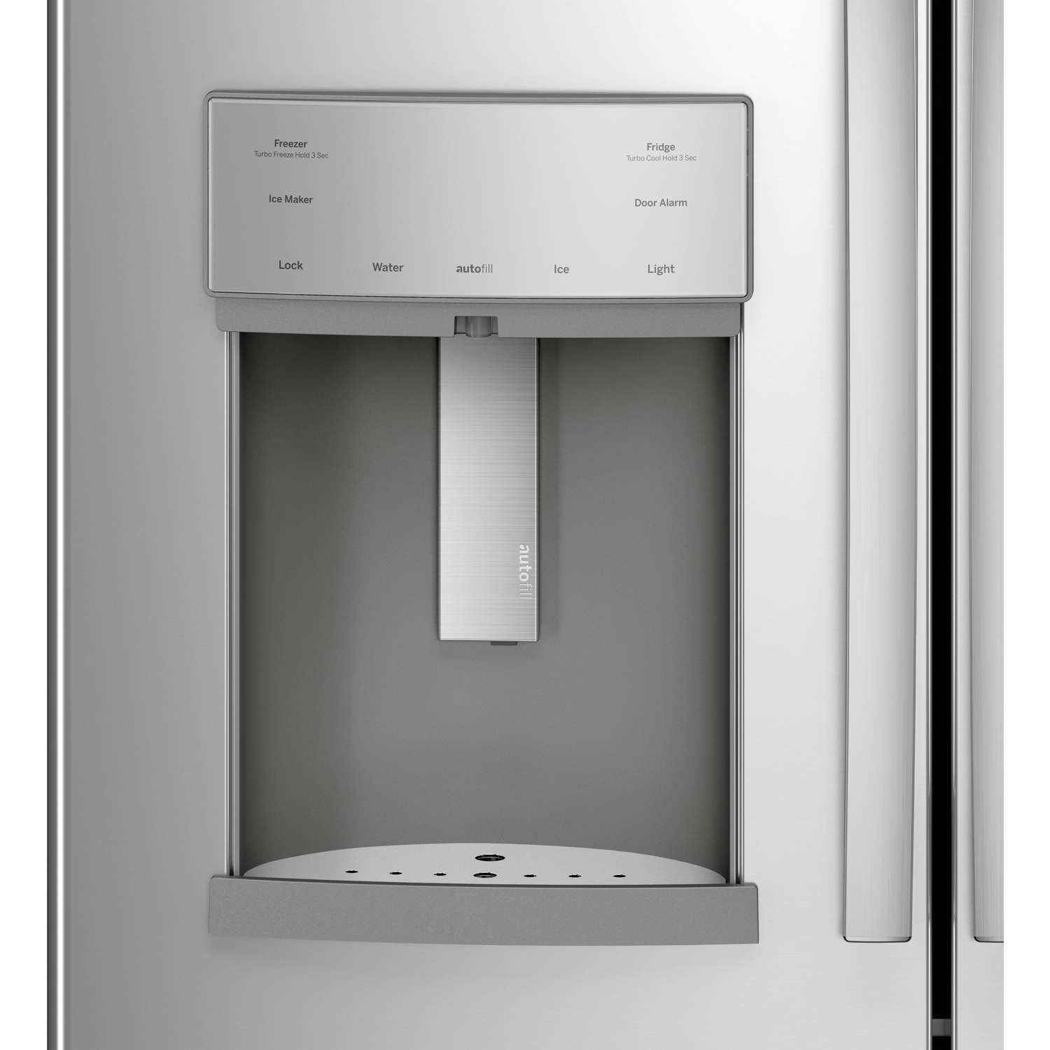 GE Profile 36-inch Counter-Depth French 3-Door Refrigerator with External Water and Ice Dispenser