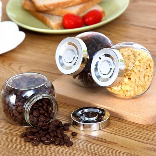 4pcs 180ML Transparent Multifunctional Food Seasoning Storage Jar