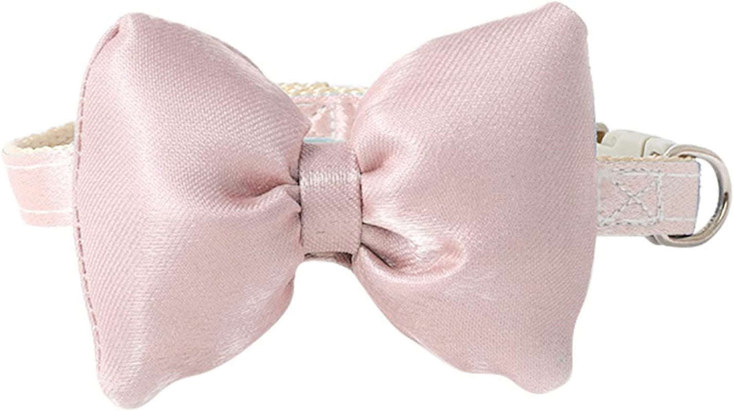 Gentleman Plaid Cat Collar with Bow Tie and Cute Charm - Soft Bell Pet Collar