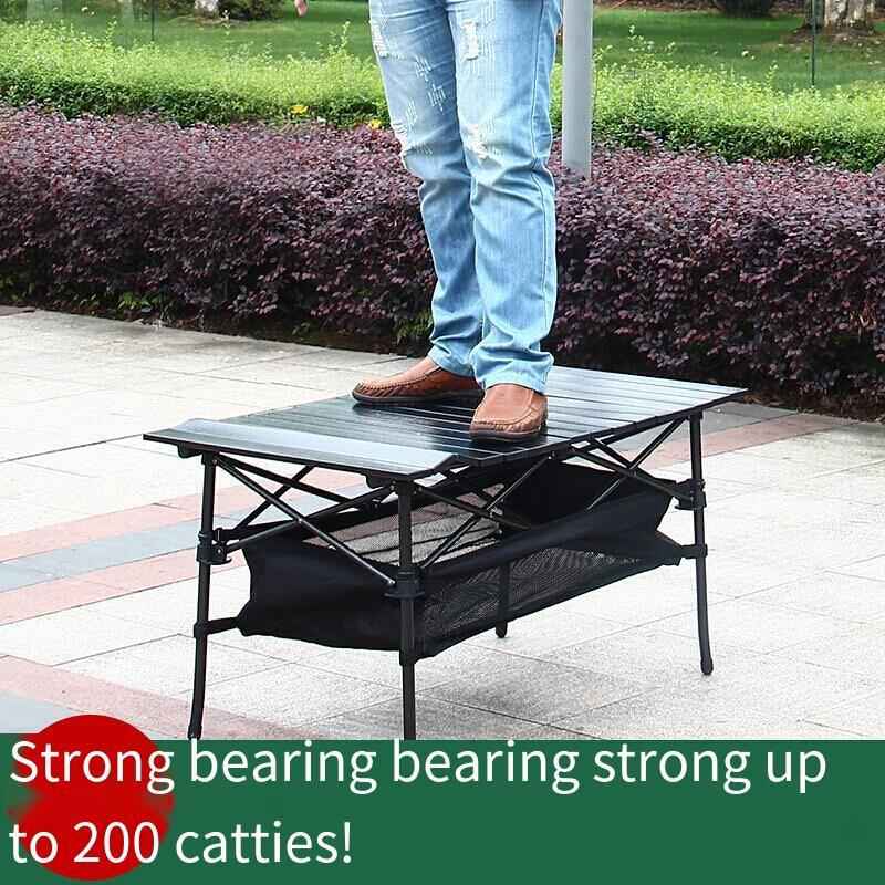 Outdoor Stall Portable Folding Table And Chair Set for 4 People - Ideal for Barbecue, Camping, and Travel