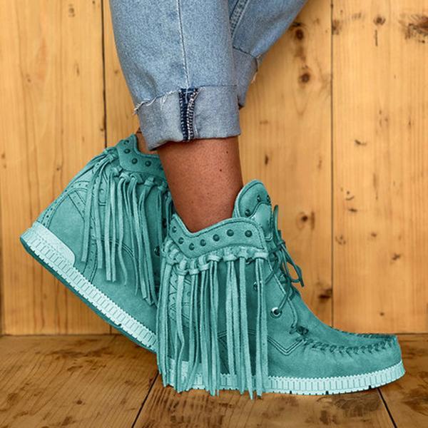 Corashoes 2020 Tassel Women Spring/Fall Boots