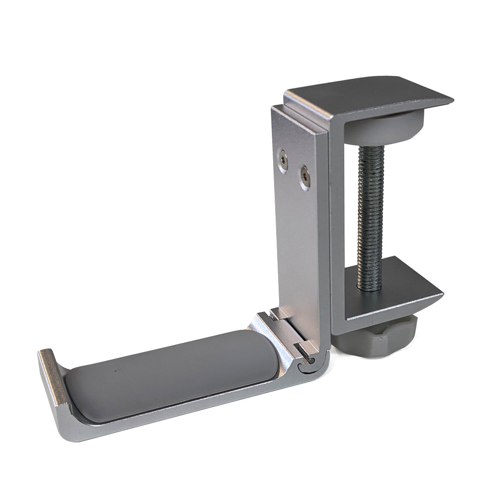 Desky Foldable Headphone Hook - Space-Saving Under-Desk Organizer