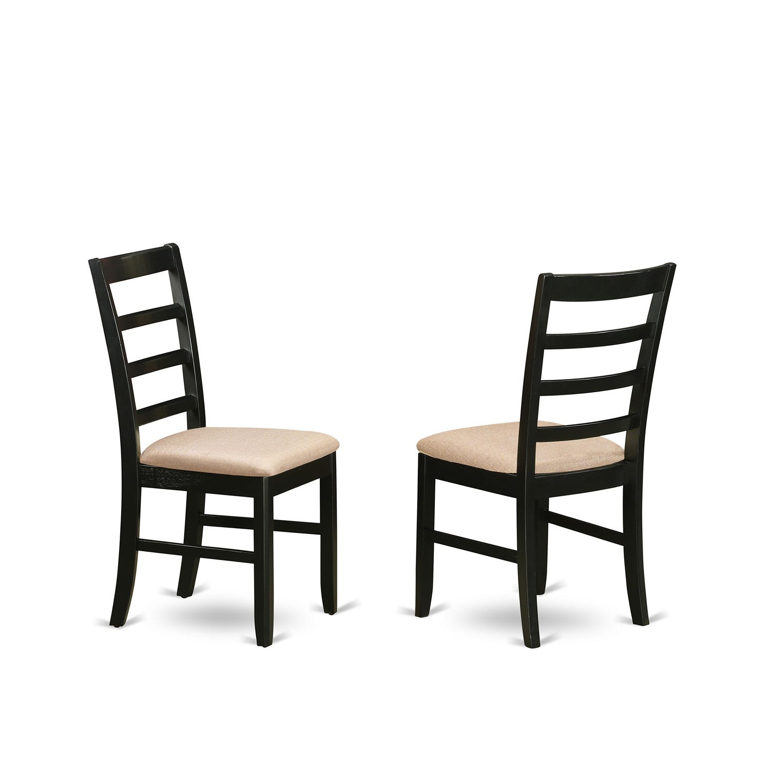 East West Furniture 5-Piece Dining Set with Rectangle Table and 4 Upholstered Chairs