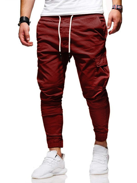 Men's Cotton Jogger Pants - Midweight Casual Sweatpants with Drawstring Waist
