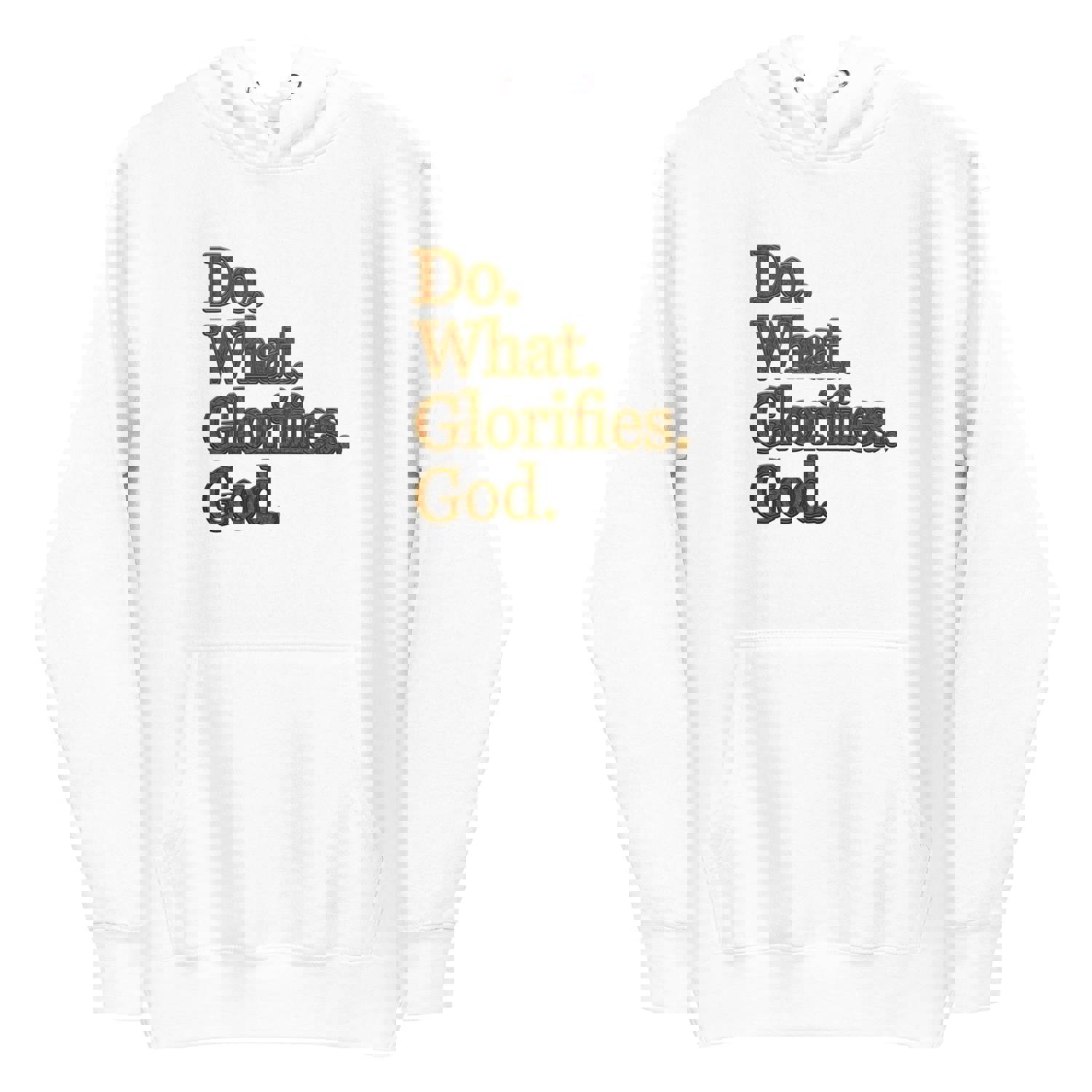 Do.What.Glorifies.God Hoodie - Faith-Inspired Comfort & Style