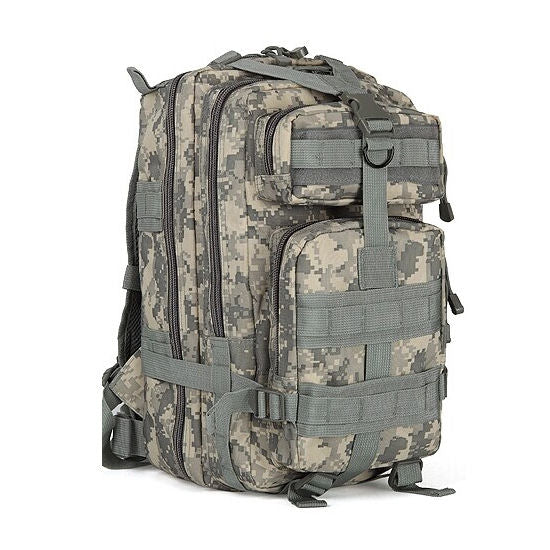 Large Capacity 30L Hiking Camping Bag Army Military Tactical Trekking Rucksack Backpack Camo Storage Bag