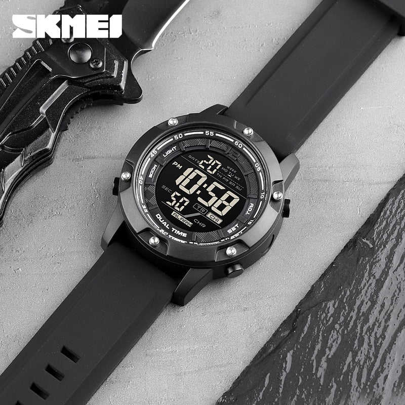 SKMEI Waterproof Digital LED Electronic Wristwatch