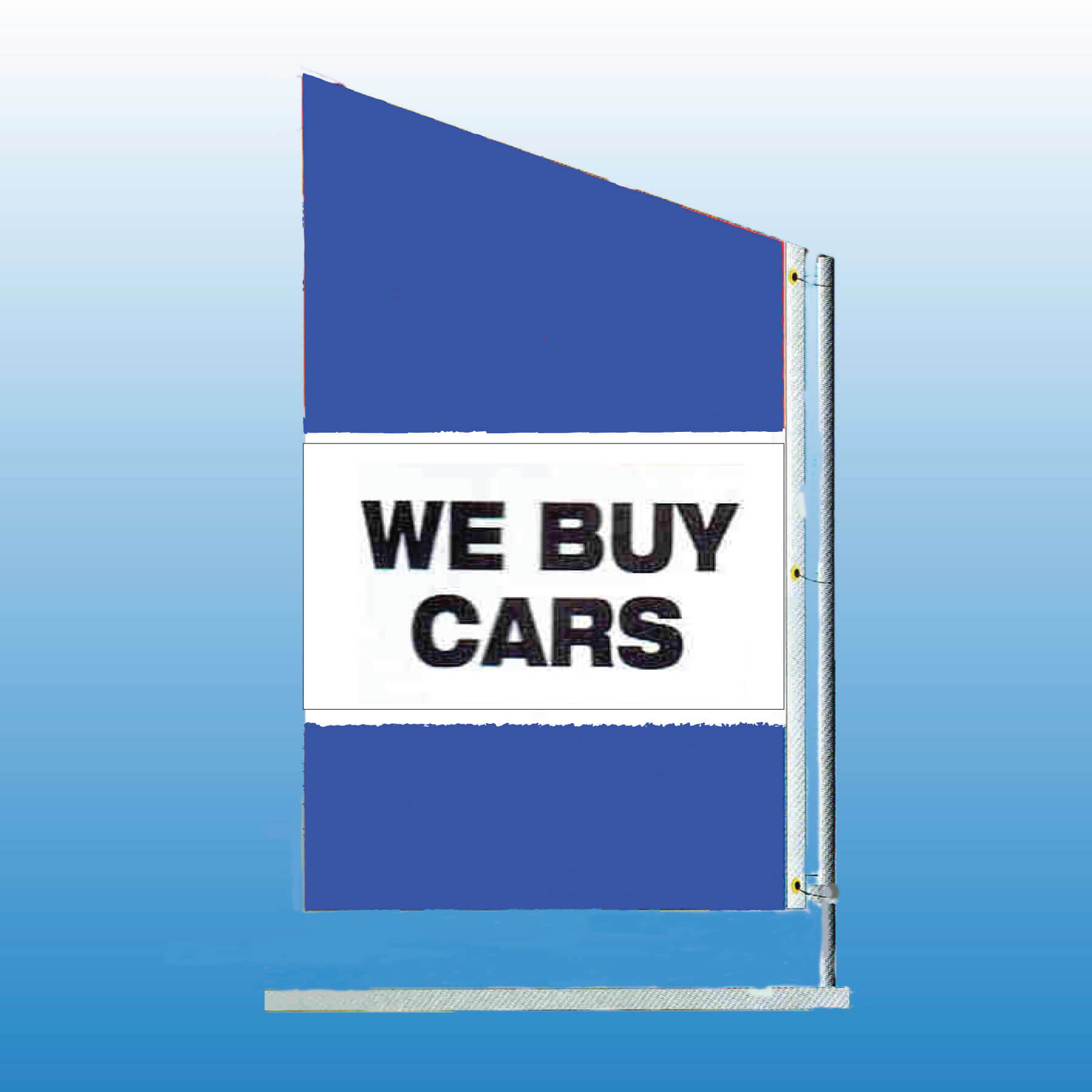 Spacewalker Flag WE BUY CARS - Customizable Nylon Car Flag