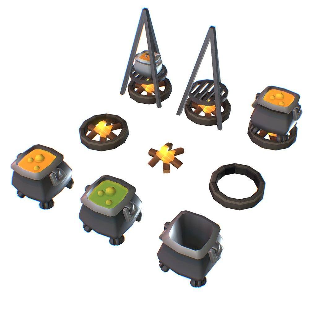 Low Poly Food Set - Proto Series