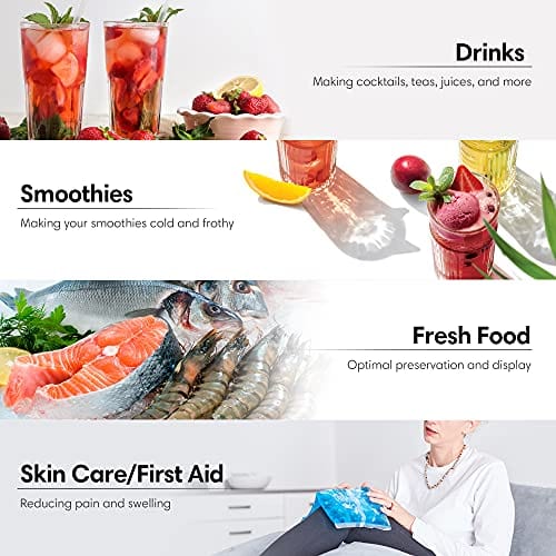 NOVETE Portable Ice Maker Machine for Countertop - Fast Ice-Making, Energy-Saving, 28.7 lbs Daily