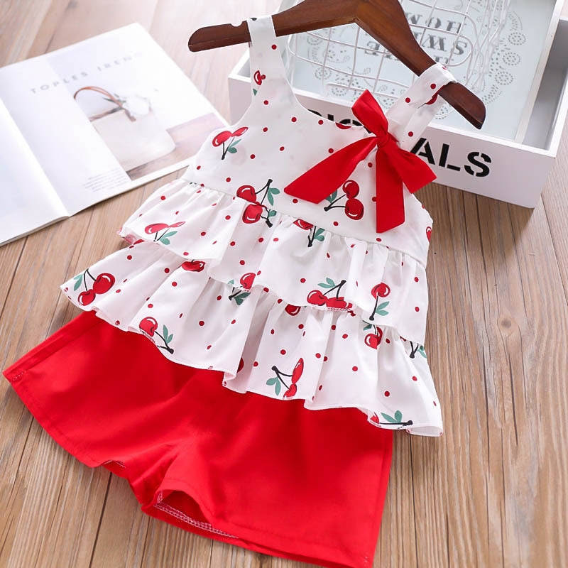 Toddler Girls Summer Clothes 2Pcs Outfits Kids Clothing Girls Suit