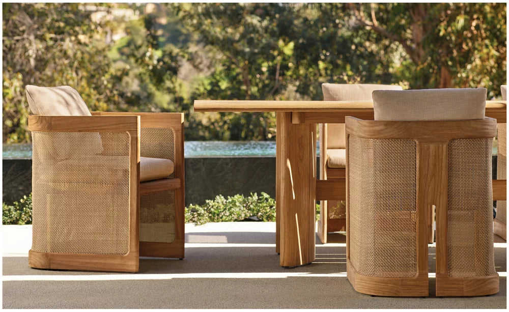 RH Trieste Rectangular Dining Table