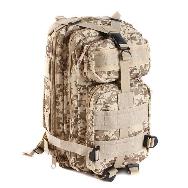 Large Capacity 30L Hiking Camping Bag Army Military Tactical Trekking Rucksack Backpack Camo Storage Bag