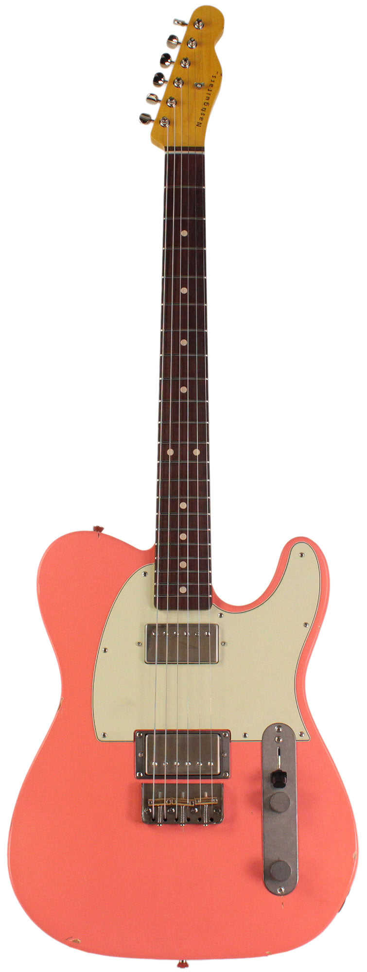 Nash T-2HB Guitar with Lollar Imperials, Salmon Finish, Light Aging