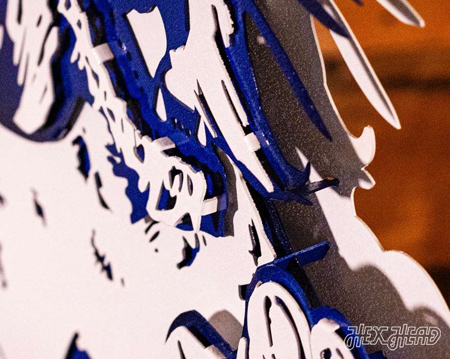 Kentucky Wildcats 1973 3D Vintage Metal Wall Art