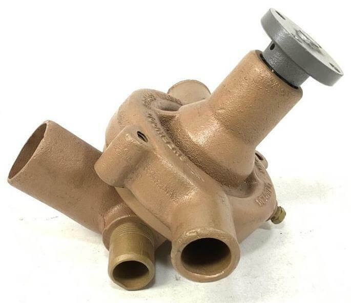 Rebuilt Sherwood Brass Works Raw Water Pump Q10825 for Chris Craft Model 283 & 327F