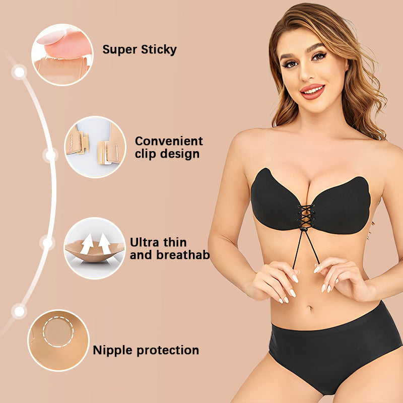 LauraCollection® Magic Wings Adhesive Bra [BUY 1 GET 1 FREE] - NUDE