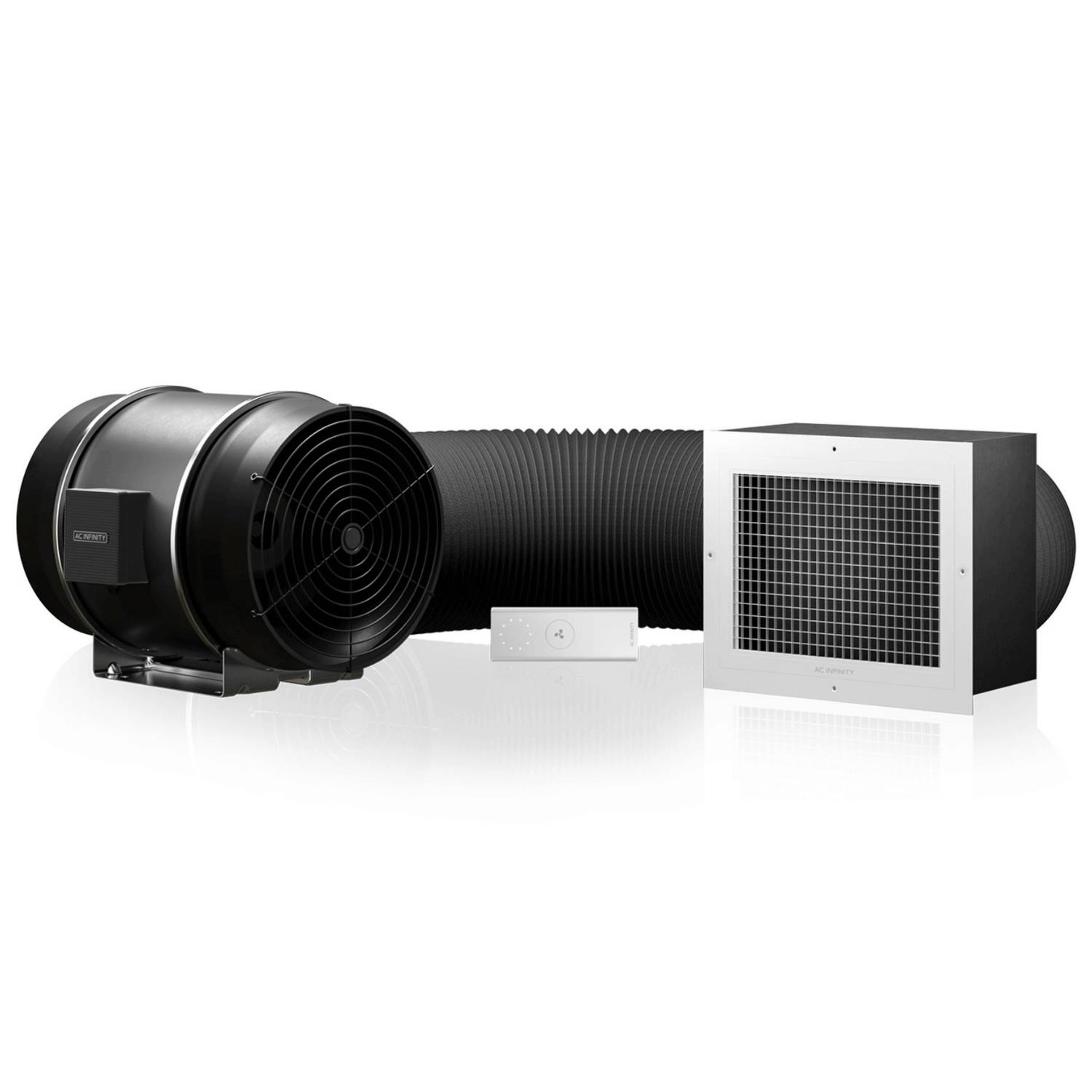AC Infinity CLOUDWAY S12 Whole House EC Fan - 1600 CFM, Energy Efficient with Wireless Controller