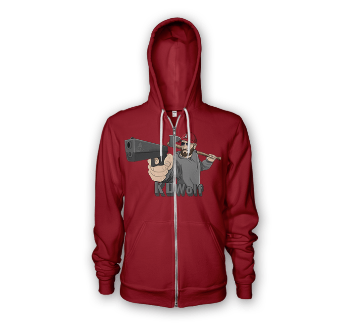 Glock Hoodie by KDWolf Official Clothing