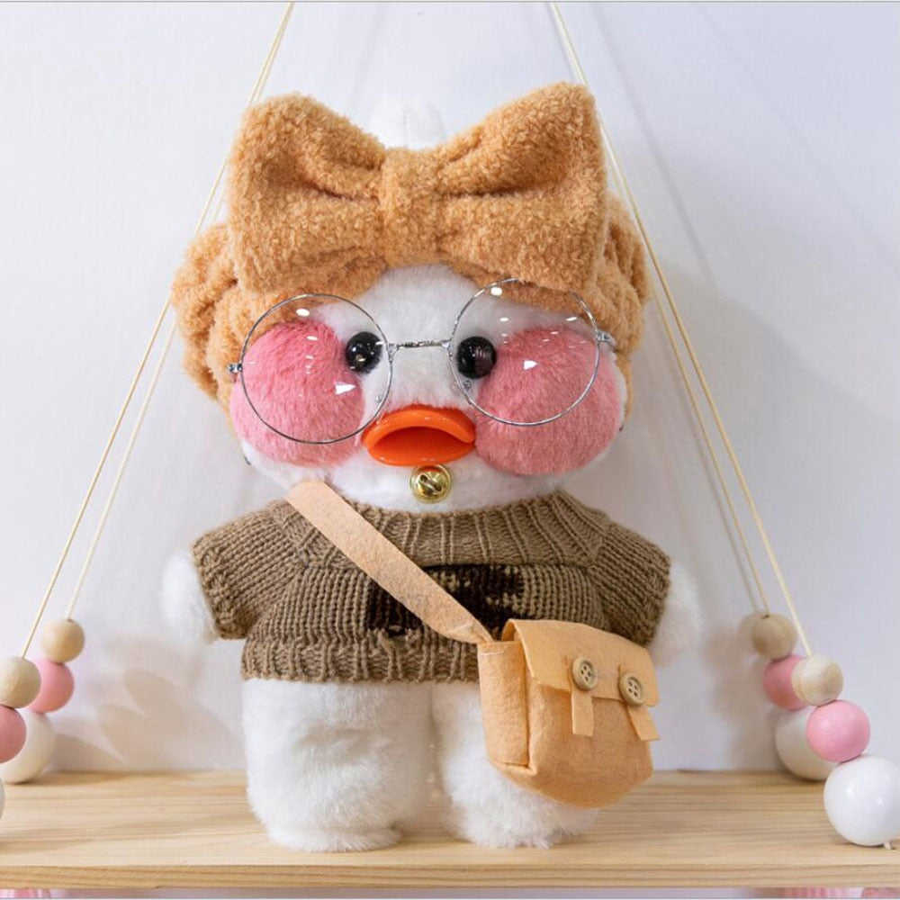 30cm Yellow Duck Plush Doll - Soft Lalafanfan Toy for Kids, Perfect Birthday Gift