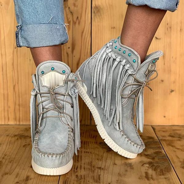 Corashoes 2020 Tassel Women Spring/Fall Boots