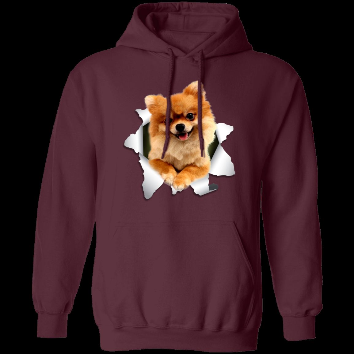 POMERANIAN 3D Pullover Hoodie - 8 oz Unisex Design