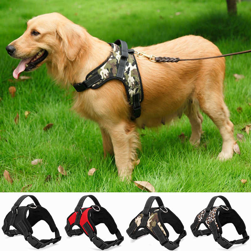 Nylon Heavy Duty Adjustable Dog Harness with Padded Design for All Sizes